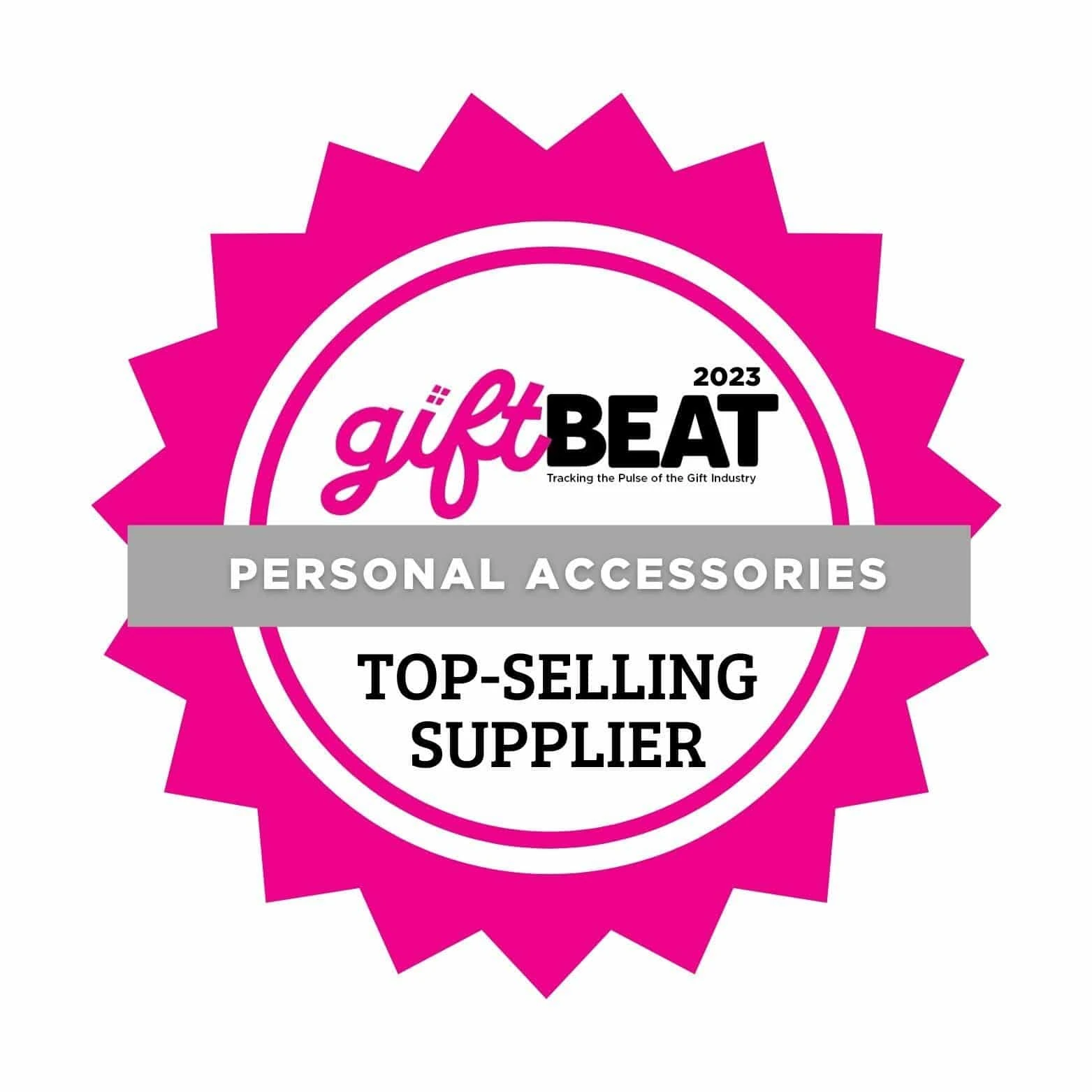 GiftBeat Bagde 2023 Top Selling Supplier - Personal Accessories