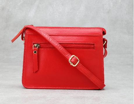 Pouchie: Ruby Small crossbody purse in Ruby (vibrant red)